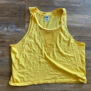 Large Victoria’s Secret crop top with mesh v